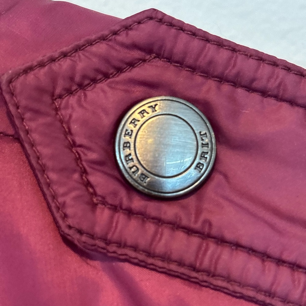 Burberry Women's Plum Quilted Vest - Picture 8 of 10
